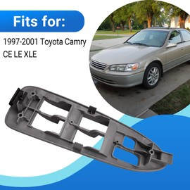 Master Power Window Switch Bezel Trim Fits for 1997-2001 Toyota Camry CE LE XLE 74232-AA030-G0 74232AA030G0 (Gray)