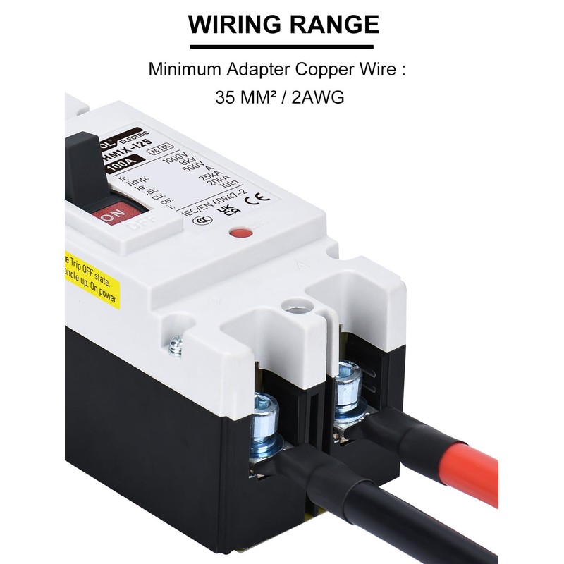 DIHOOL DC Main 100 Amp Circuit Breaker, Battery Disconnect Switch