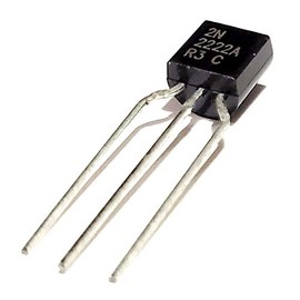 Juried Engineering 2N2222A 2N2222 2222 Transistor BJT NPN 75V 0.6A 625mW 3-Pin TO-92 Epitaxial Silicon Bipolar Transistors Commercial Grade - Manufactured in Germany (Pack of 25)