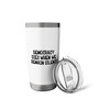 Democracy Dies When We Remain Silent Stainless Steel Insulated Tumbler
