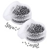nuoshen 2 x 400 pieces stainless steel cleaning beads, 3