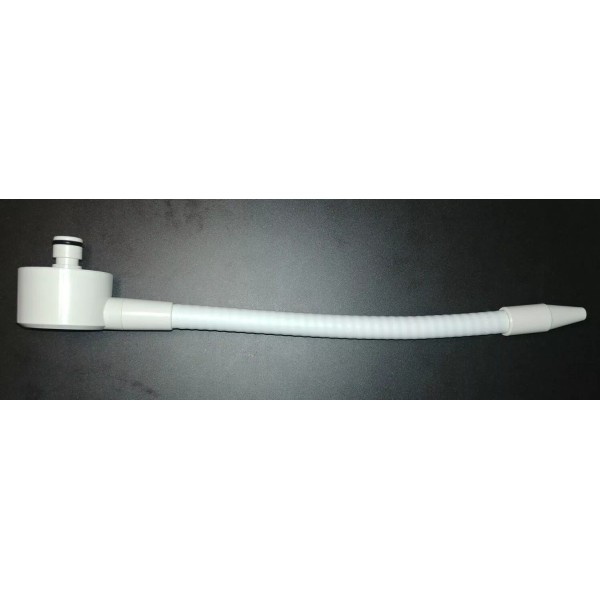 Enagic Kangen Flexible Metal White Hose Faucet Bottom Acid Pipe