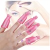 Useful 10Pcs Plastic Acrylic Nail Art Soak Off Clip UV