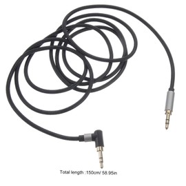 CORHAD 2pcs Male to Male Aux Cable Durable Audio Cable for Car Speakers Headphones Design Premium Sound Quality Black Audio Accessory