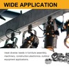 Mrosnail 100PCS SAE 6-32 Hex Nuts Assortment Kit, 304 Stainless