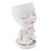 Face Flowerpot Fadeless Resin Head Planter DIY Decorative Adorable Succulent