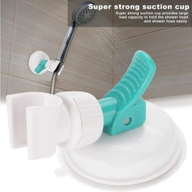 Shower Head Holder Adjustable Wall Mount Adhesive Vacuum Suction Cup Removable Handheld Showerhead & Bidet Sprayer Bracket
