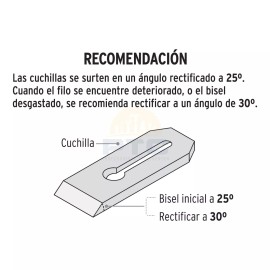 Truper Cutter Blades for Bench Planes Blade and counter for #6 carpenter's plane