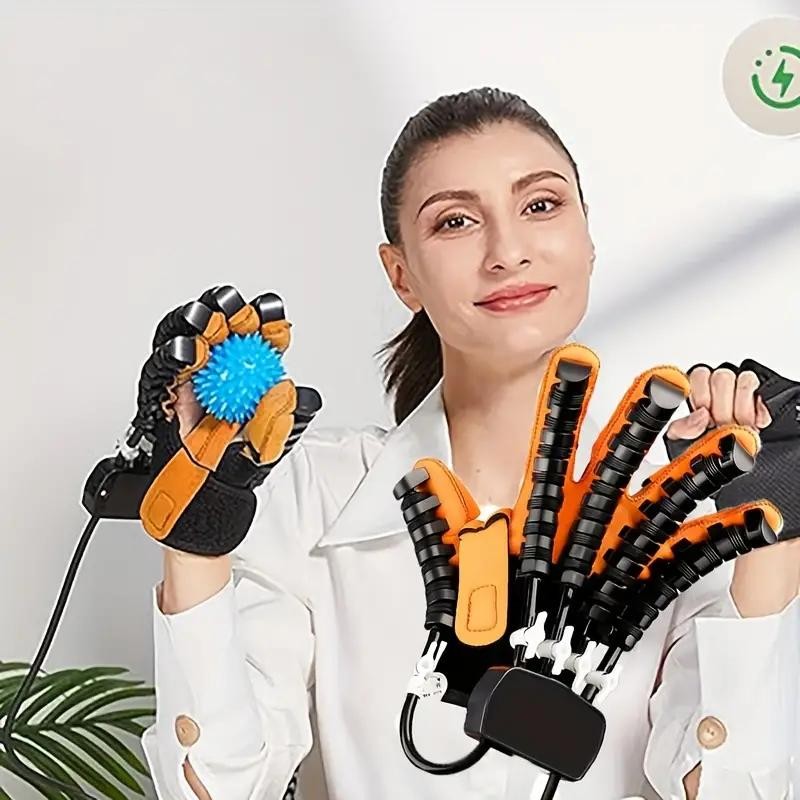Rehabilitation Robot Gloves, Upgrade Hemiplegia Hand Stroke Recovery Equipment, Finger
