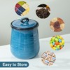 glowworm 80 Oz Large Food Storage Jar, Ceramic Coffee Canister