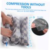 MAGICLULU 9pcs up Vacuum Bags for Travel Manual Compression Storage