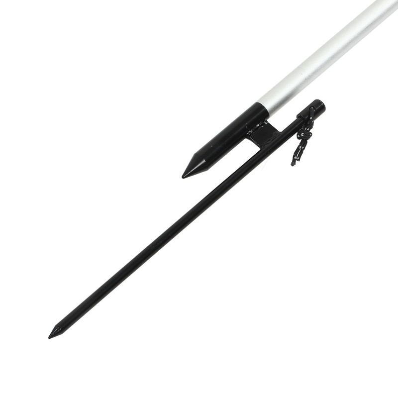 Camping Lamp Pole Retractable Double Light Hooks Retro Style Metal