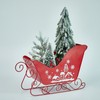 Mini Elk Sled Decoration Christmas Decorations Sleigh Car