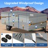 Tuszom Pop Up Camper Cover, 7 Layers Waterproof Folding Camping