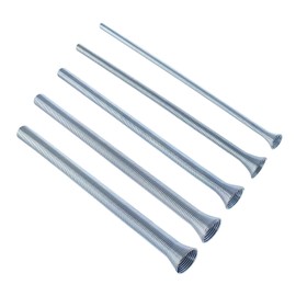 YiiSeeJo 5 Pcs Spring Tube Benders Set, Tube Bender Kit 1/4'', 3/8'', 1/2'', 5/8'', 5/16'' for Copper Aluminum Thin Wall Steel Tubing, 8.27" / 210mm Length