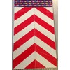 Folie Reflective Warning Signs 2x Red/White Stripes 30 x 10