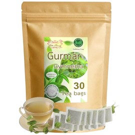 Hida Beauty Gurmar Gymnema Sylvestre Tea 30 Count Dried Loose Leaf