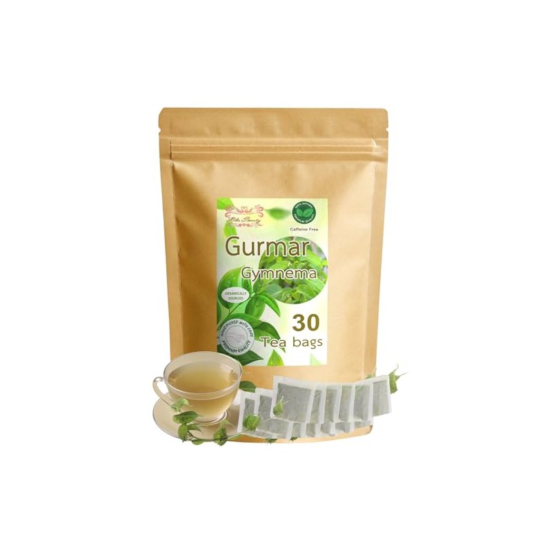Hida Beauty Gurmar Gymnema Sylvestre Tea 30 Count Dried Loose