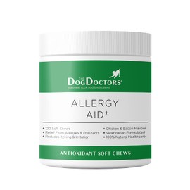 The Dog Doctors 120 Allergy Aid Bitesized Soft Chews | Helps Relieve Itchy Irritated Skin & Seasonal Allergies | Specially Designed With Powerful Antioxidants To Support A Healthy Immune System.