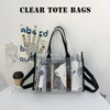 Didida Beach Bags Waterproof Sandproof with Zipper Clear Tote bags