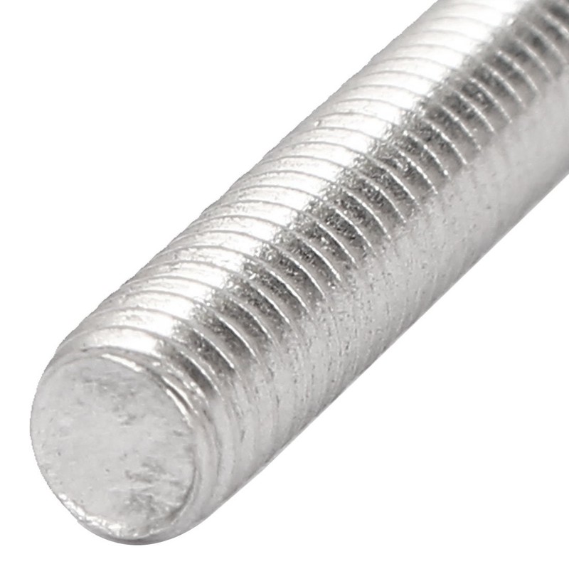 Sourcingmap M6 x 30mm Fully Male Threaded 304 Stainless Steel