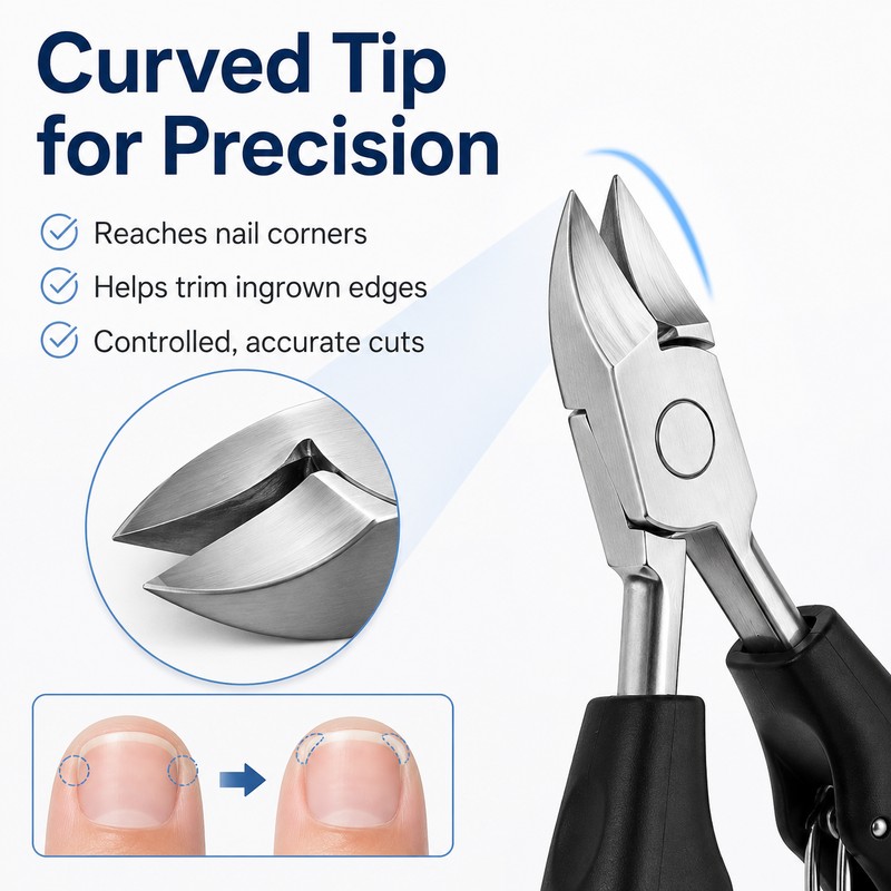 5-Piece Ingrown Toenail Tool Kit for Home Nail Care –