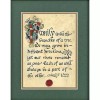 Celtic Card Company Irish Family Blessing Print Gilded Frame Green