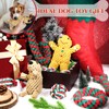 Sadnyy 9 Pcs Christmas Dog Rope Toys Gingerbread Man Reindeer