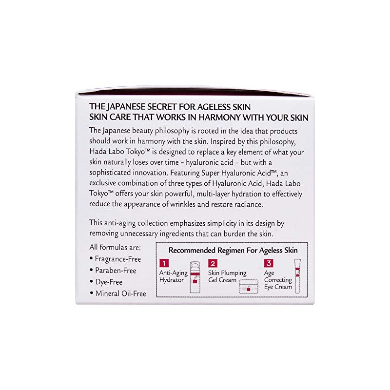 Hada Labo Tokyo Skin Plumping Gel Cream, 1.76 Ounce