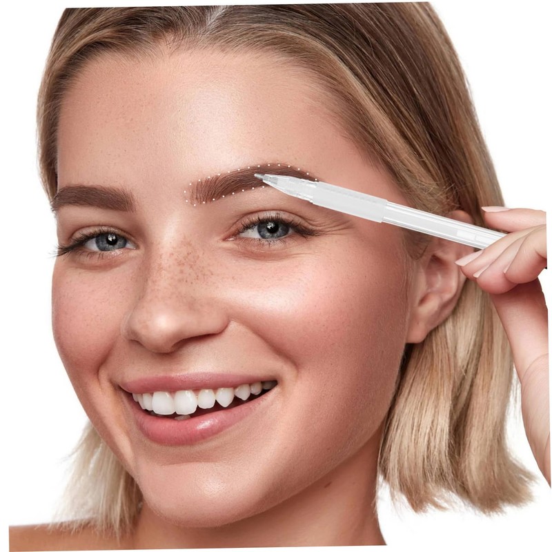 FOMIYES Makeup Position Mapping Mark Tool White Eyebrow Makeup Pen