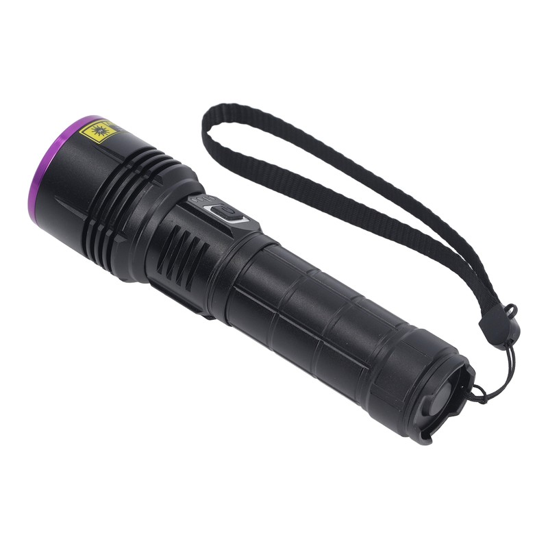 365nm UV Flashlight USB Rechargeable Portable Ultraviolet Torch Light Pet