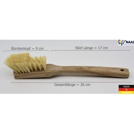 MAAJ Horseshoe Brush/Climbing Shirt Brush with Natural Fibres – Made in Germany