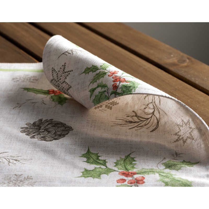 Maison d' Hermine Christmas Dew 100% Cotton Set of 4