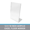 SSWBasics Acrylic Easel Floor Mirror - 12W” x 18”H