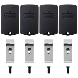 BUTITNOW 4-Pack Security Remotes Works for All Mighty Mule & GTO Gate Openers (9 Dip Switches)