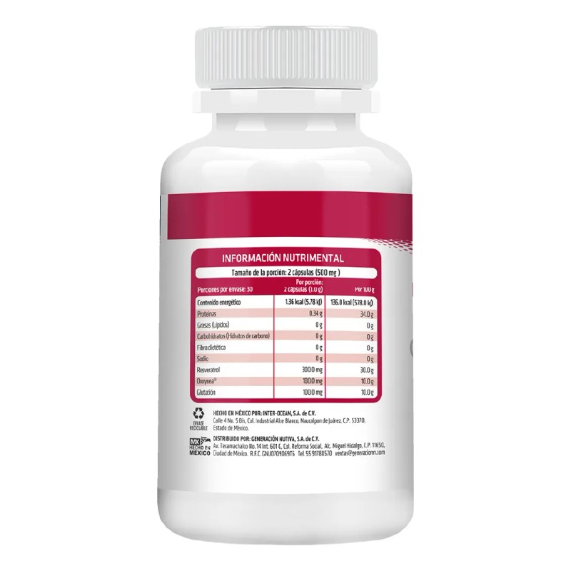 Ultra Antioxidant Duo • 60 Caps • Resveratrol + Glutathione