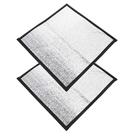 balacoo 2Pcs Reptile Heating Pad Reptile Reflective Insulation Film Under Tank Terrarium Keep Warming Pet Animals Heater Heating Pad Mat for Snake Lizard Turtle