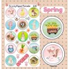 Homemade Spring/Easter Planner Stickers #110 / Planner Stickers  / Spring Easter