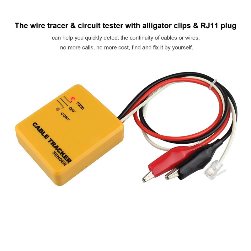 TIKSCIENCE Electrical Wire Tracer Circuit Tester W/Tone Generator & Probe