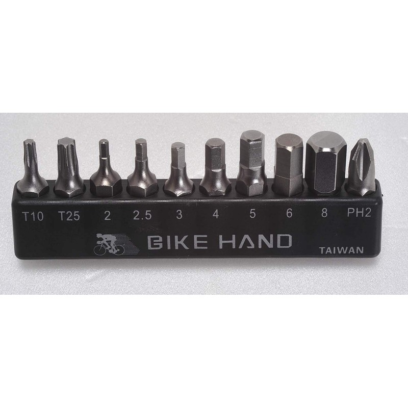 BIKE HAND YC-637+BITS Compact Torque Wrench with BITS (Simple Scale