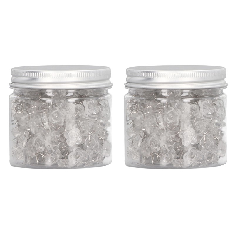 400Pcs Headliner Pins Plastic Stainless Steel Wide Application Easy Storage