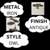 Vintage Antique Iron Bronze Handmade Metal Animal Cupboard Door Knobs,