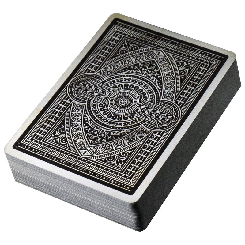 theory11 NoMad Playing Cards , Black, 3.5 x 2.6 x
