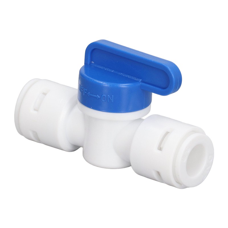 10Pcs Inline Shut Off Ball Valve 3/8in OD Plastic Quick
