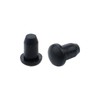 Tighall 100pcs Black Cabinet Hole Plugs Screw Cover Plastic 5mm