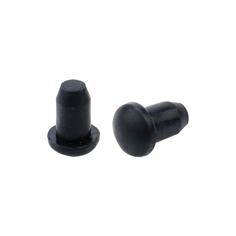 Tighall 100pcs Black Cabinet Hole Plugs Screw Cover Plastic 5mm