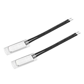 uxcell KSD9700 Metal Thermostat, Bimetal Temperature, Normal Open and Close, Auto Reset, 294°F (95°C), N.C, 10A, Pack of 2