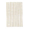 Coolprints Arillo Metalico Paso 2:1 Dorado 3/4" Pulgada Encuadernacion Aro