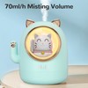 Humidifier Aroma Diffuser Cat Shape 400ml Capacity Timing Humidifier Home