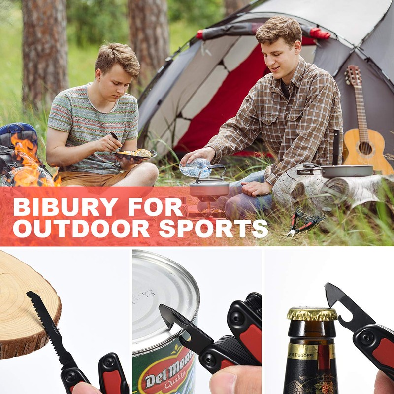 BIBURY Multitool, 14 in 1 Multitools Pliers with Can Opener,